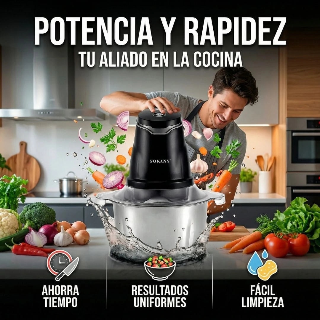 PROCESADOR DE ALIMENTOS 5 EN 1 PREMIUM ALEMAN