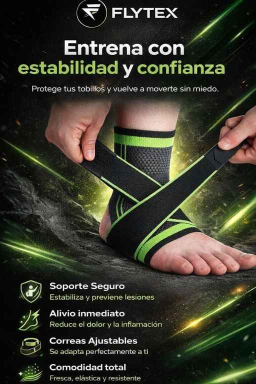 Flytex™- Tobillera de compresión de tobillo