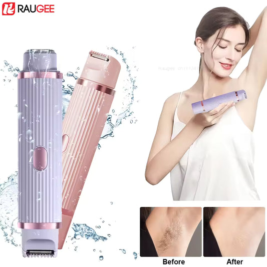 Depiladora eléctrica 2 en 1